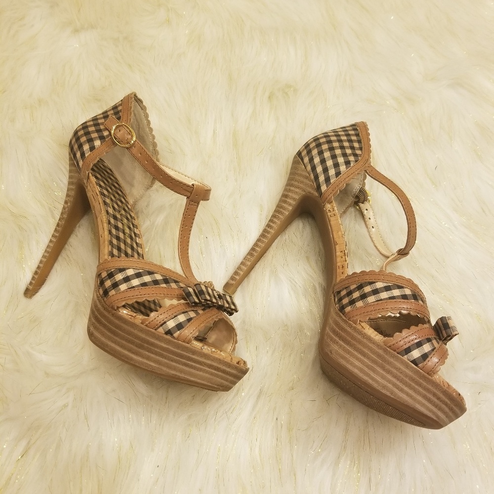 Jessica Simpson Plaid Heels